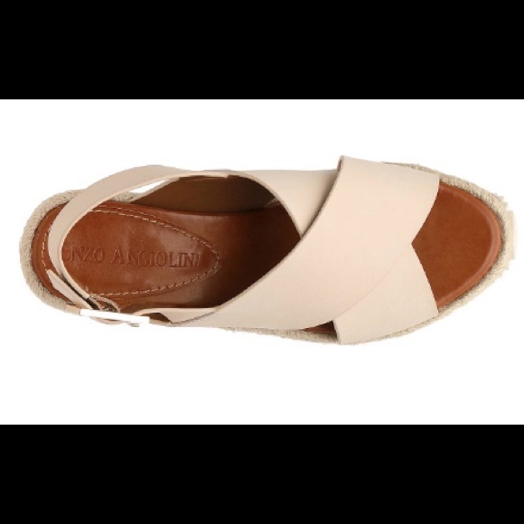 NEW ENZO ANGIOLINI WEDGE ESPADRILLE SANDAL SNAKE - Picture 5 of 8